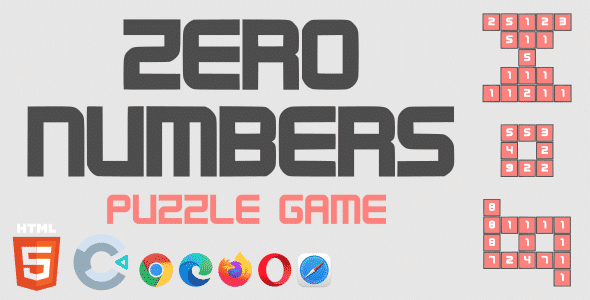 Zero Numbers - Puzzle Game - HTML5 (Construct 3) Zero Numbers - Puzzle Game - HTML5 (Construct 3)