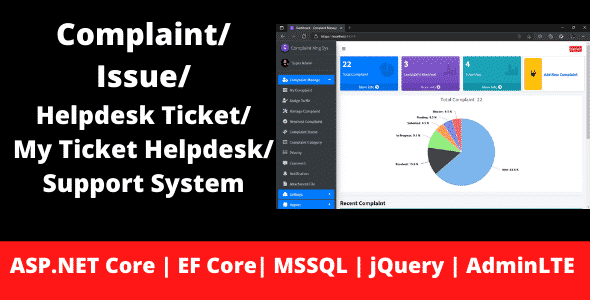Complaint | Issue | Helpdesk Ticket | My Ticket HelpDesk Support System | ASP.NET Core | EF Core Complaint | Issue | Helpdesk Ticket | My Ticket HelpDesk Support System | ASP.NET Core | EF Core