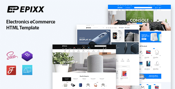 Epixx - Electronics eCommerce HTML Template Epixx - Electronics eCommerce HTML Template