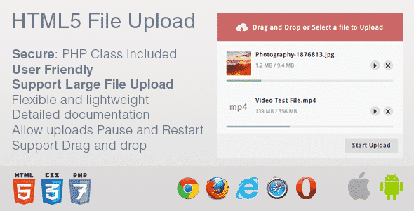 HTML5 File Upload HTML5 File Upload