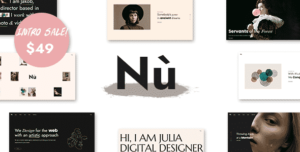 Nù - Creative Portfolio WordPress Theme
