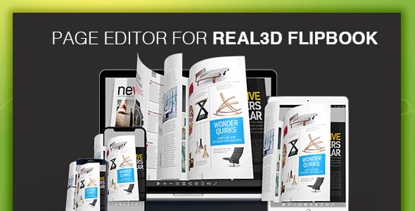 Page Editor for Real3D Flipbook - ShareWordpress.Net