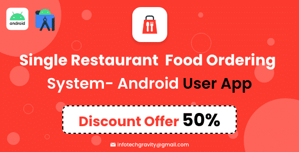 Single Restaurant - Android User App Single Restaurant - Android User App