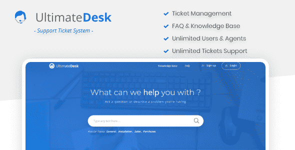 UltimateDesk - Support Ticket System with Knowledge Base & FAQ UltimateDesk - Support Ticket System with Knowledge Base & FAQ