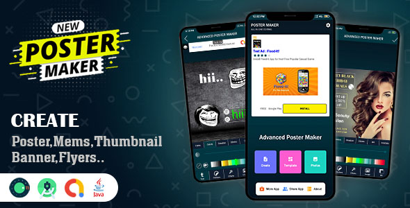 Advanced Poster & Memes Maker App Source Code Advanced Poster & Memes Maker App Source Code