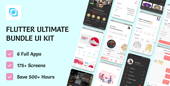Flutima | Flutter UI Ultimate Bundle Kit Flutima | Flutter UI Ultimate Bundle Kit