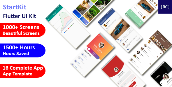 Flutter UI Kit - StartKit | UI Component | Flutter Material Widget | Integration Flutter UI Kit - StartKit | UI Component | Flutter Material Widget | Integration