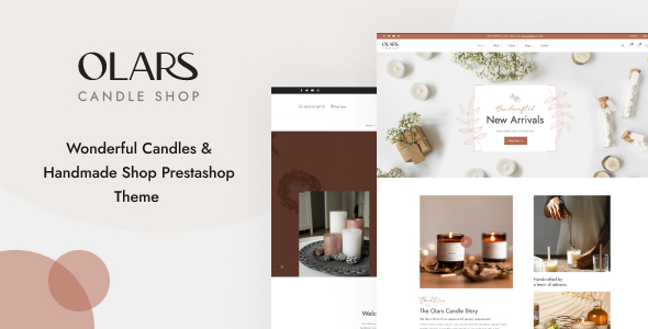 Leo Olars - Candles And Handmade Shop Prestashop Theme - ShareWordpress.Net