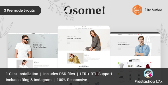 Osome - Responsive Prestashop Theme