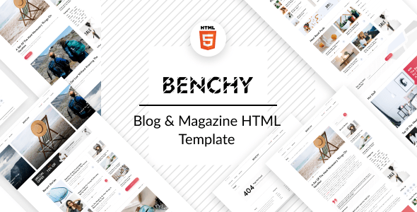 Benchy - Blog & Magazine HTML Template Benchy - Blog & Magazine HTML Template