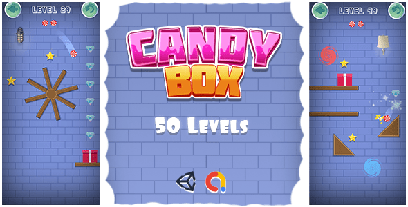 Candy Box - Physics-based Puzzle Mobile/Android Game (Unity Game + Admob) Candy Box - Physics-based Puzzle Mobile/Android Game (Unity Game + Admob)