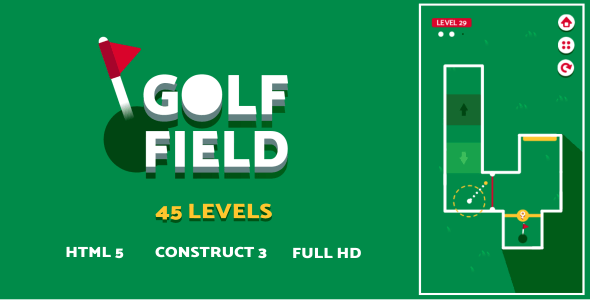 Golf Field - HTML5 Game (Construct3) Golf Field - HTML5 Game (Construct3)