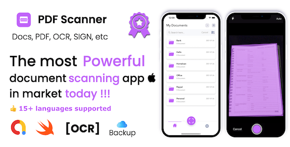 PDF Scanner - A Premium iOS document Scanner PDF Scanner - A Premium iOS document Scanner