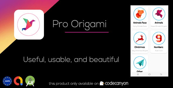Pro Origami - Step By Step Instructions Template (Android Studio - GDPR - Admob) Pro Origami - Step By Step Instructions Template (Android Studio - GDPR - Admob)
