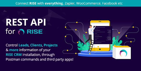 REST API plugin for RISE CRM - Connect RISE with third party applications REST API plugin for RISE CRM - Connect RISE with third party applications
