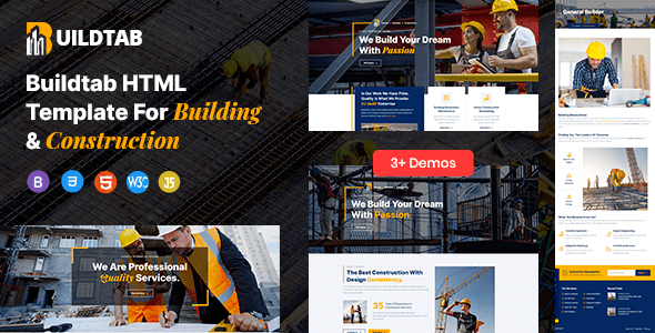BuildTab - Construction HTML Template BuildTab - Construction HTML Template