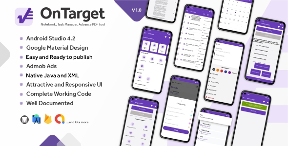OnTarget: task manger, to-do list, notebook, advance PDF tool. Native Java OnTarget: task manger, to-do list, notebook, advance PDF tool. Native Java