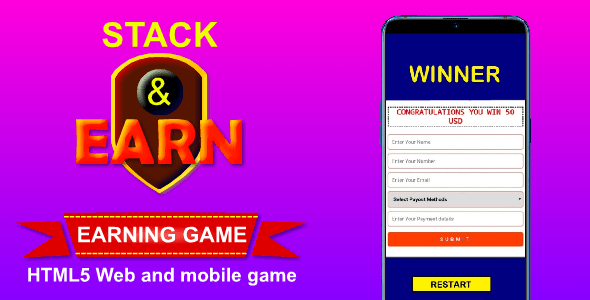 Stack & Earn HTML5 Game Stack & Earn HTML5 Game