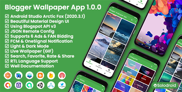 Blogger Wallpaper App - Blogger API v3 Blogger Wallpaper App - Blogger API v3