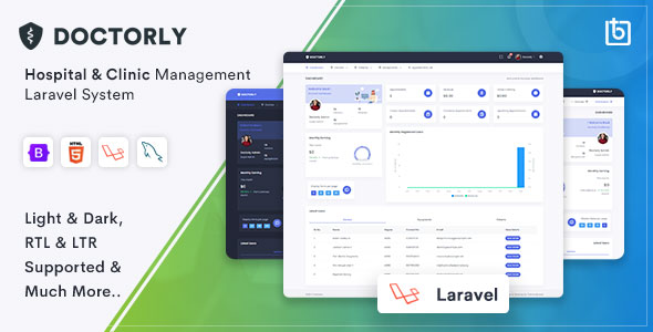 Doctorly - Hospital & Clinic Management Laravel System - ShareWordpress.Net
