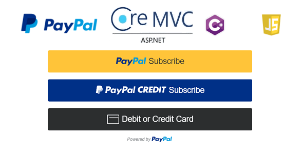 PayPal Subscriptions in ASP.NET Core MVC & C# PayPal Subscriptions in ASP.NET Core MVC & C#