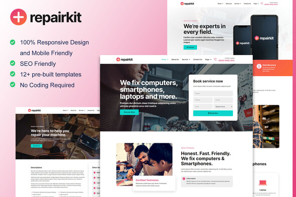 RepairKit - Mobile Phone & Computer Repair Elementor Template Kit RepairKit - Mobile Phone & Computer Repair Elementor Template Kit