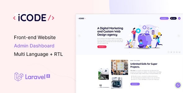 iCode - Multipurpose Website CMS & Creative Agency Management System iCode - Multipurpose Website CMS & Creative Agency Management System