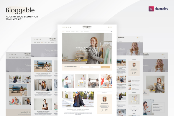 Bloggable - Modern Blog Elementor Template Kit - ShareWordpress.Net