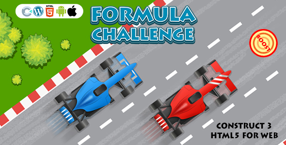 Formula Challenge Game (Construct 3 | C3P | HTML5) Racing Game Formula Challenge Game (Construct 3 | C3P | HTML5) Racing Game