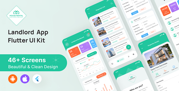House Rental Management UI Kit House Rental Management UI Kit