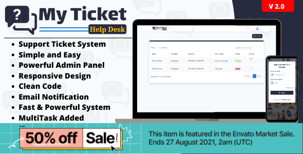 My Ticket HelpDesk Support System | Ticket System My Ticket HelpDesk Support System | Ticket System