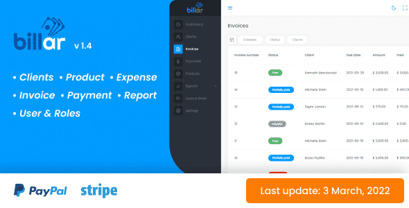 Billar - Invoice Management System Billar - Invoice Management System