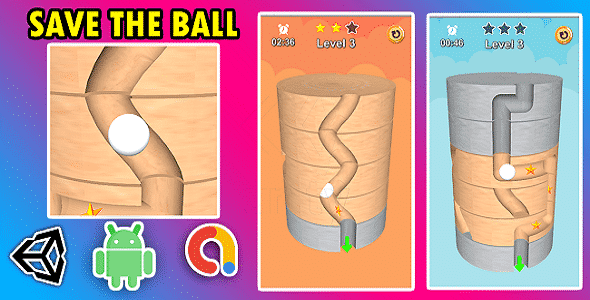 Save The Ball 3D Game Unity Source Code Save The Ball 3D Game Unity Source Code