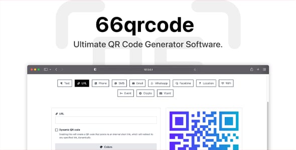 66qrcode - Ultimate QR Code Generator & URL Shortener (SAAS ...