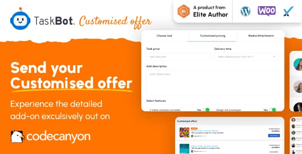 Taskbot addon - Customized task offer Taskbot addon - Customized task offer