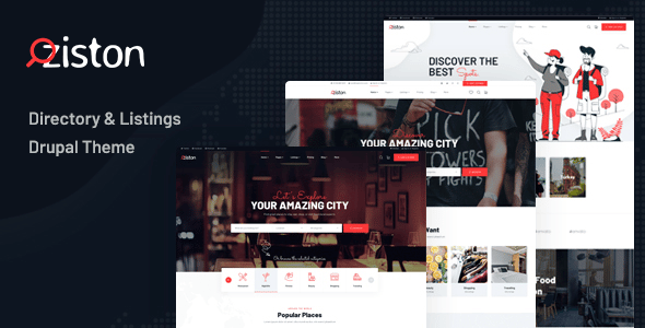 Ziston - Directory & Listing Drupal Theme - ShareWordpress.Net
