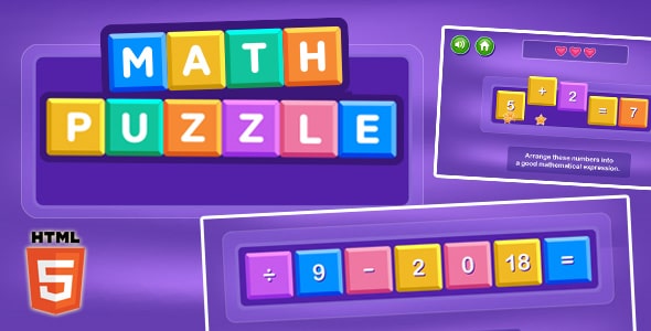 Math Puzzle - HTML5 Math Game Math Puzzle - HTML5 Math Game
