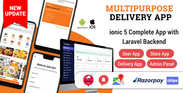 Food Delivery App - Grocery Delivery App - Multi Restaurant (Android ...