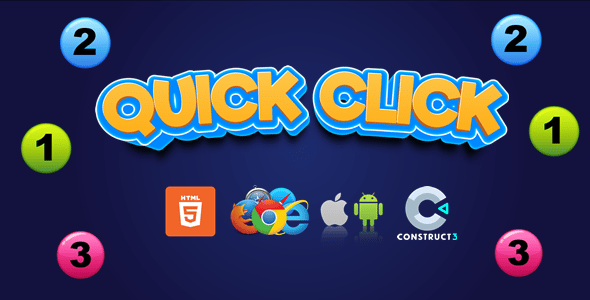 Quick Click - Speed Test Game - HTML5/Mobile - C3P Quick Click - Speed Test Game - HTML5/Mobile - C3P
