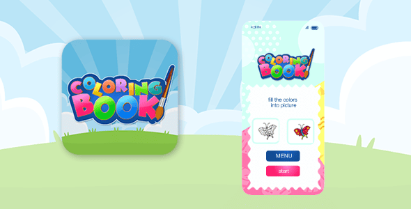 Coloring Drawing Book - iOS App Source Code Coloring Drawing Book - iOS App Source Code