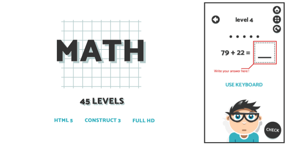 Math - HTML5 Game (Construct3) Math - HTML5 Game (Construct3)