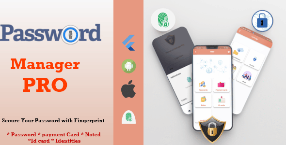PMP - Password Manager Pro With Flutter | Android & IOS PMP - Password Manager Pro With Flutter | Android & IOS