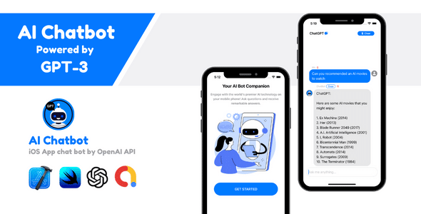 ChatGPT AI Chatbot - iOS App Source Code ChatGPT AI Chatbot - iOS App Source Code