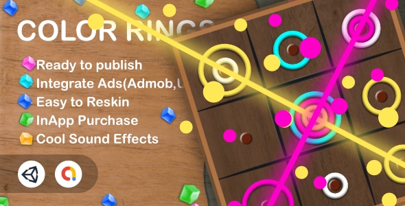 Color Rings (Unity Game+Admob+iOS+Android) Color Rings (Unity Game+Admob+iOS+Android)