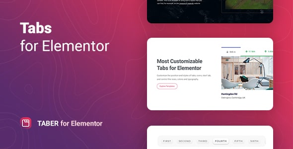 Taber ¨C Tabs for Elementor - ShareWordpress.Net