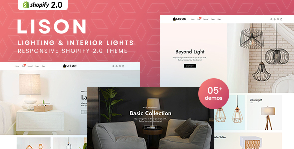Lison - Lighting & Interior Lights Shopify 2.0 Theme - ShareWordpress.Net