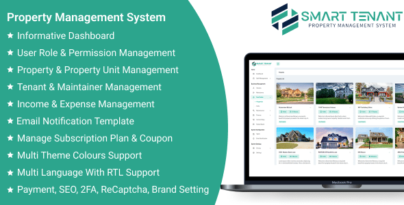 Smart Tenant SaaS - Property Management System Smart Tenant SaaS - Property Management System