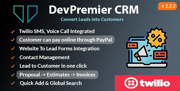 DevPremier CRM - Convert Leads into Customers