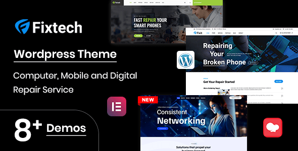 Fixtech - Computer & Mobile Repair Services WordPress Theme