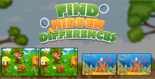 Find Hidden Differences – Unity Puzzle Game with AdMob Ads
